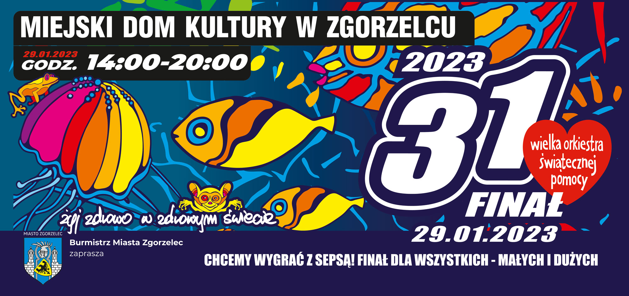 Read more about the article Tak gramy! – Program 31. Finału WOŚP w Zgorzelcu