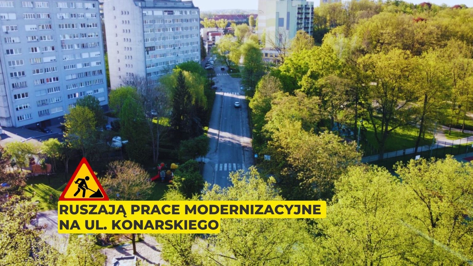 You are currently viewing Ruszają prace modernizacyjne na ul. Konarskiego