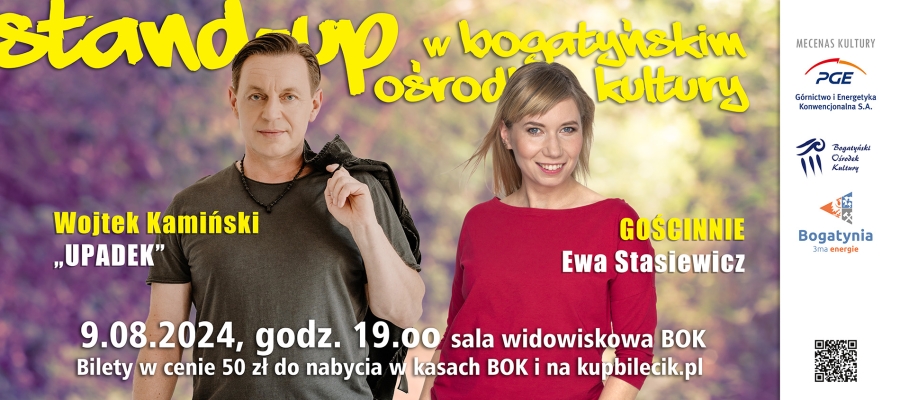 Read more about the article BOGATYNIA – „Upadek” – stand-up Wojtka Kamińskiego