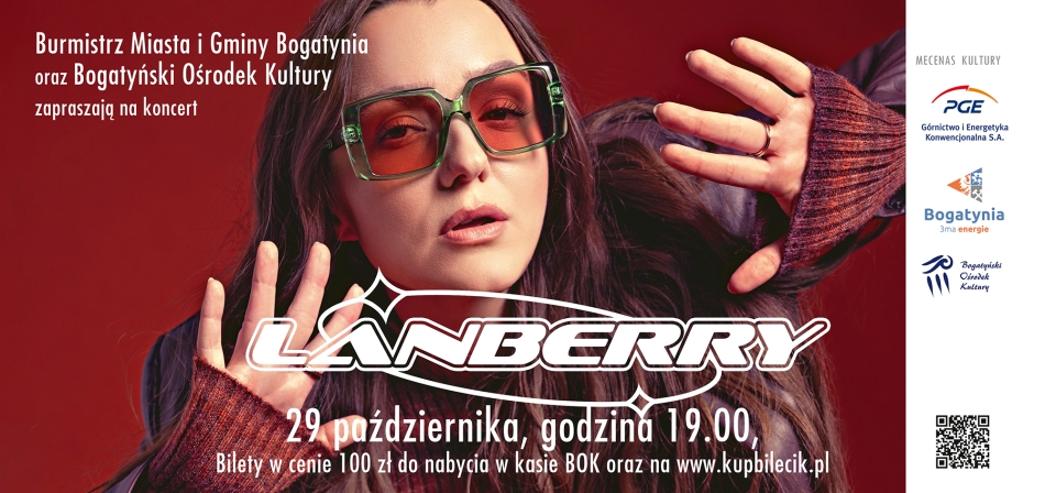 You are currently viewing Zaproszenie na koncert LANBERRY w Bogatyńskim Ośrodku Kultury