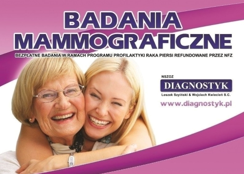 Read more about the article BOGATYNIA – Badania mammograficzne – 29 października