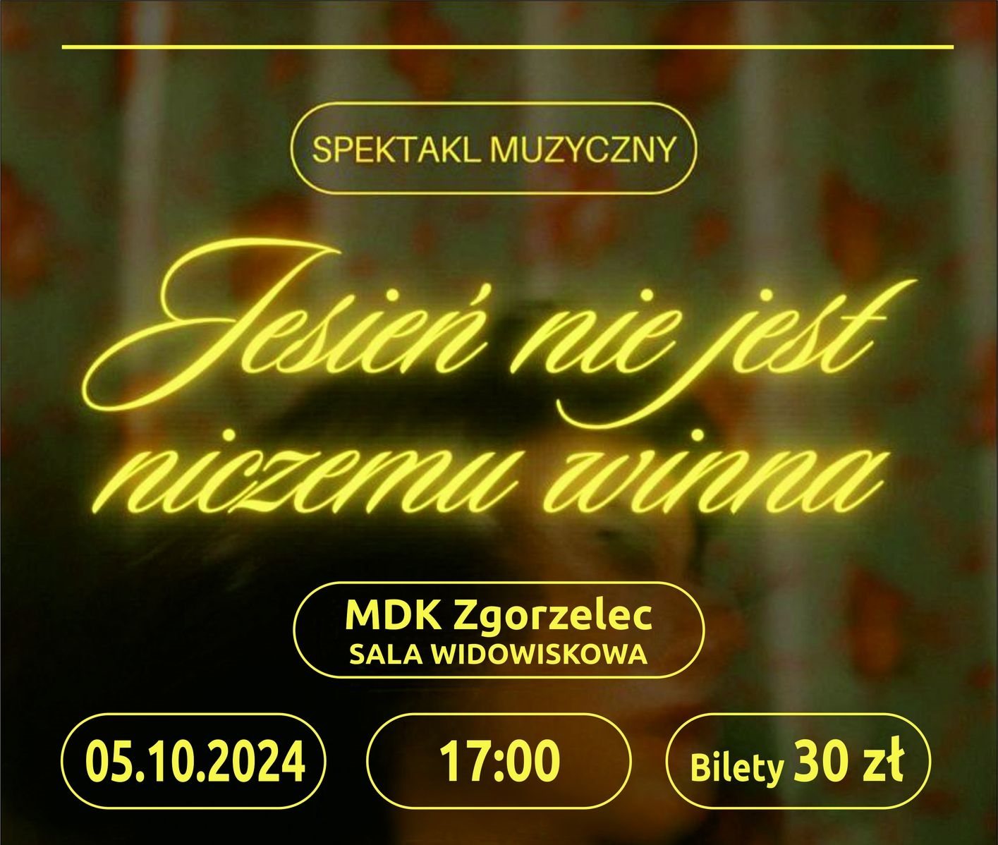 Read more about the article „Jesień nie jest niczemu winna” – charytatywny spektakl muzyczny