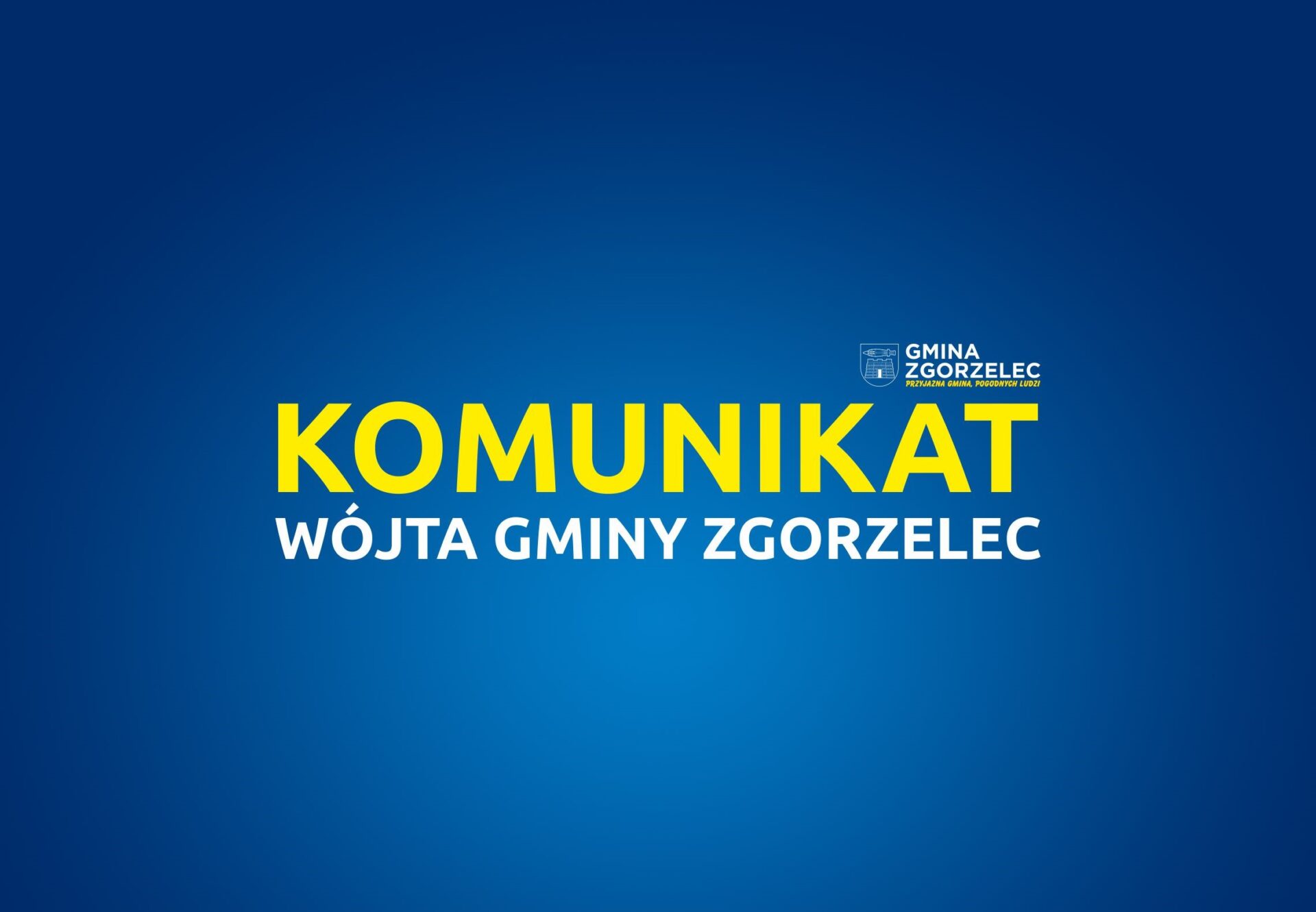 Read more about the article KOMUNIKAT WÓJTA