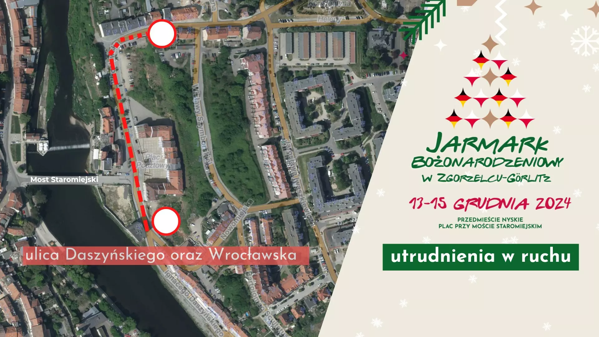 Read more about the article Jarmark Bożonarodzeniowy 2024 – utrudnienia w ruchu