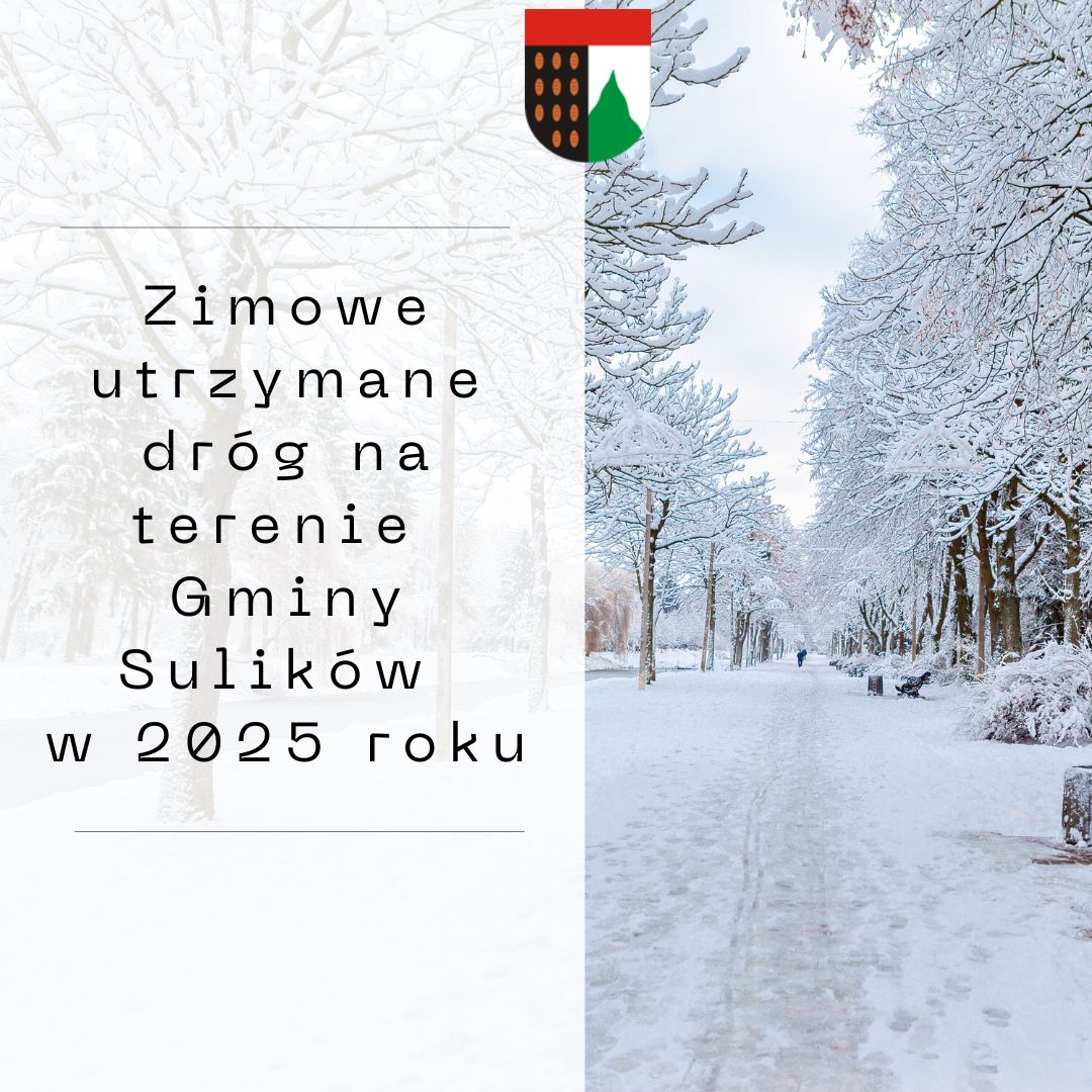 You are currently viewing SULIKÓW – Zimowe utrzymane dróg na terenie Gminy Sulików w 2025 roku