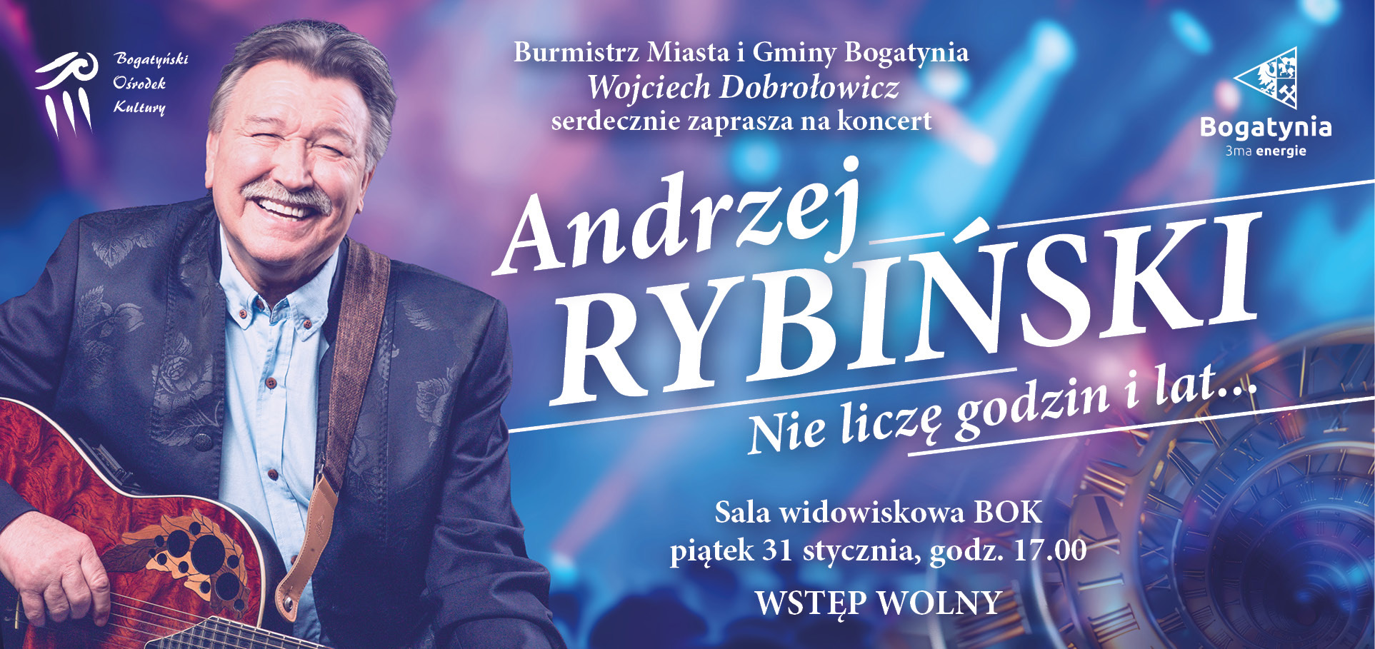 Read more about the article BOGATYNIA – Koncert Andrzeja Rybińskiego