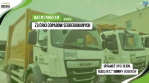 Read more about the article Harmonogram zbiórki odpadów segregowanych gromadzonych w systemie workowym w 2025