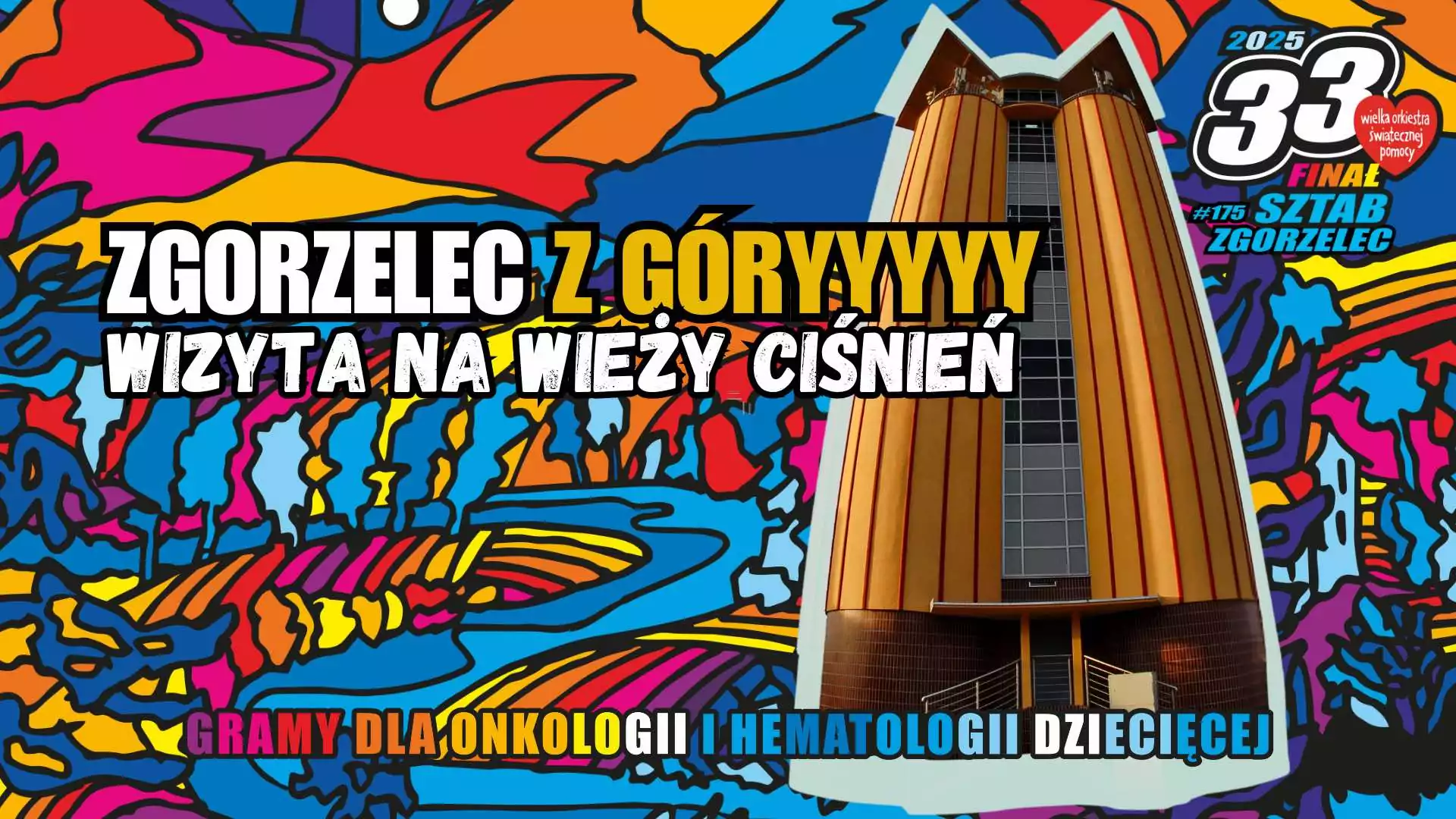 You are currently viewing PWiK Zgorzelec gra z WOŚP! Podziwiaj panoramę miast z wieży ciśnień